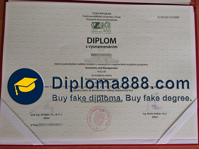 buy fake Czech University of Life Sciences Prague degree