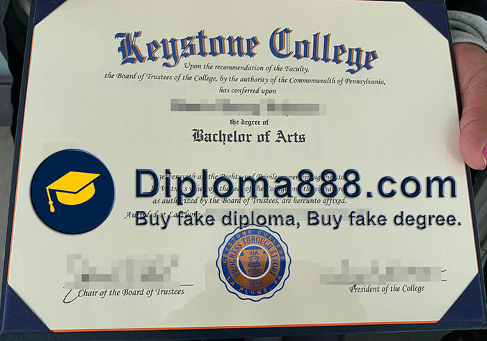 buy fake Keystone College diploma
