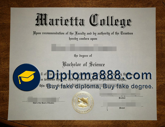 buy fake Marietta College degree