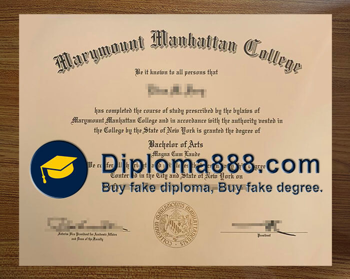 buy fake Marymount Manhattan degree