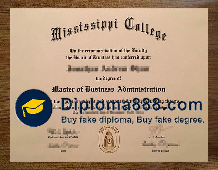 buy fake Mississippi College degree