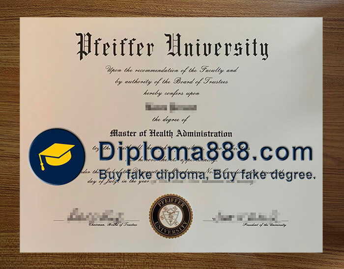 fake Pfeiffer University degree