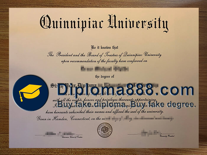 buy fake Quinnipiac University degree