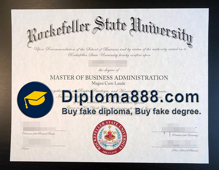 buy fake Rockefeller State University degree