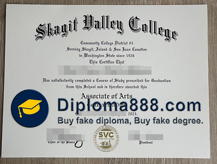 Get a fake Skagit Valley College degree
