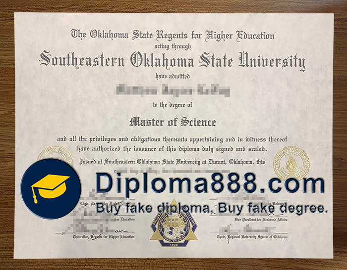 buy fake Southeastern Oklahoma State University degree