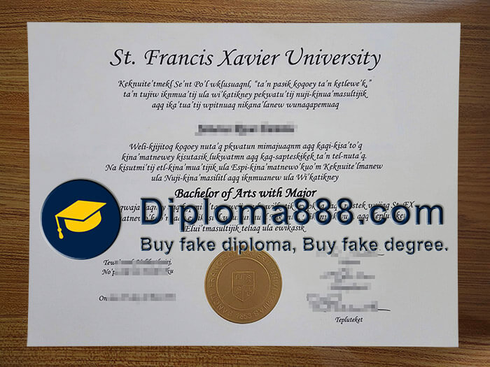 buy fake St. Francis Xavier University degree