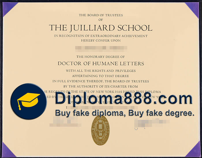 buy fake Juilliard School degree