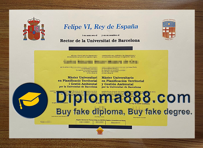 buy fake Universitat de Barcelona degree