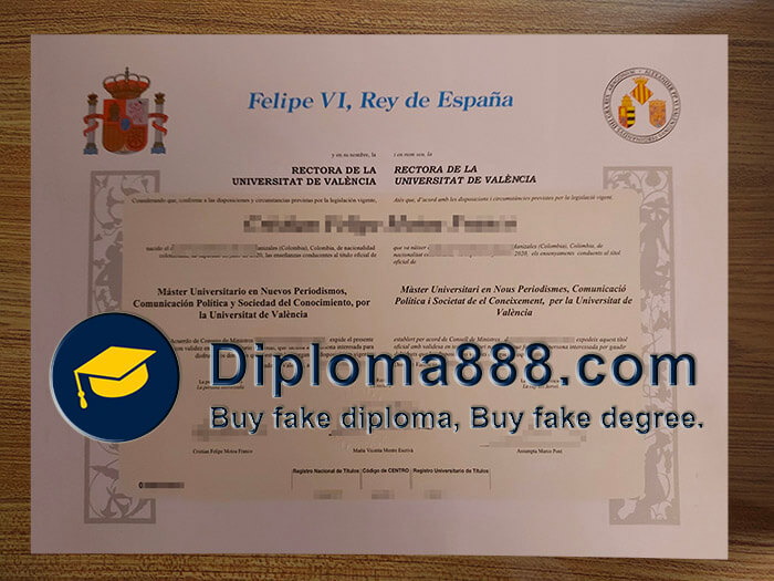 buy fake Universitat de València degree