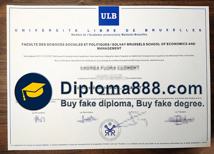 buy fake Université libre de Bruxelles degree