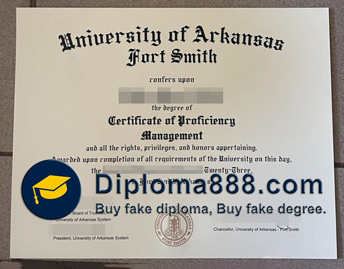 buy fake University of Arkansas Fort Smith degree