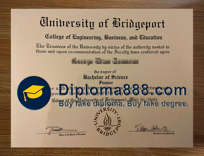 Get a fake University of Bridgeport diploma