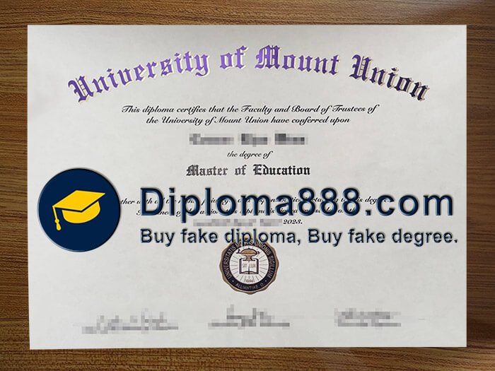 buy fake University of Mount Union degree