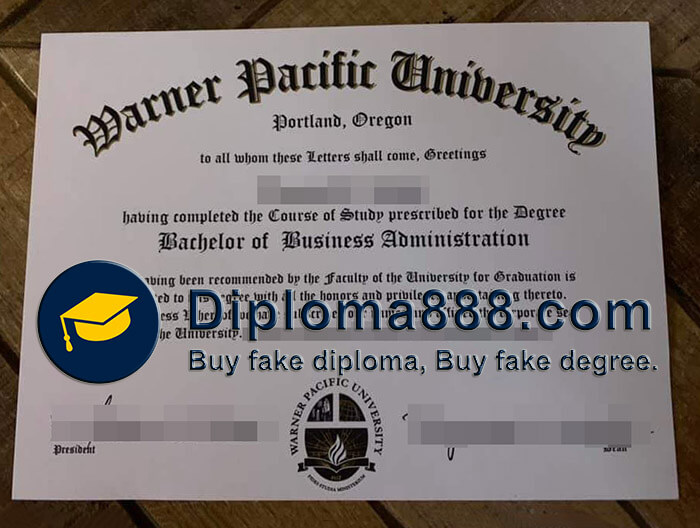 buy fake Warner Pacific University degree