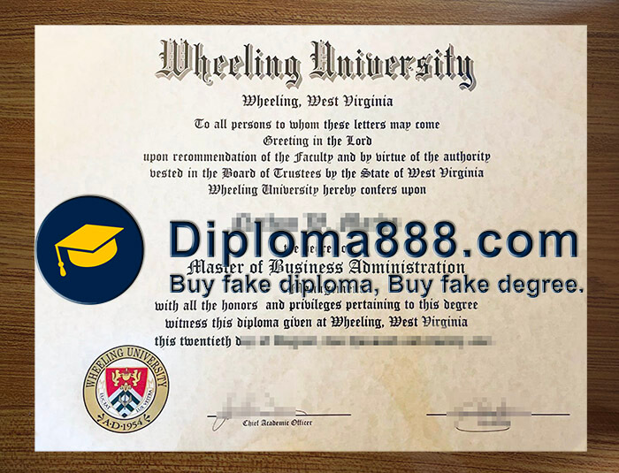 buy fake Wheeling University degree