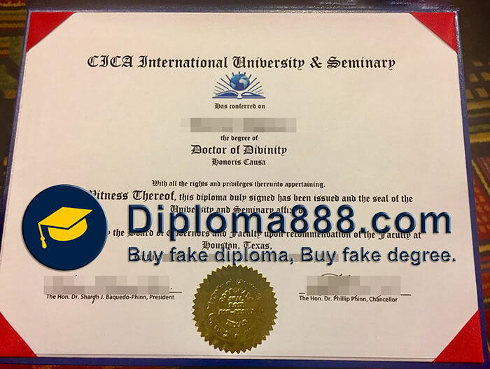 buy fake CICA International University & Seminary degree