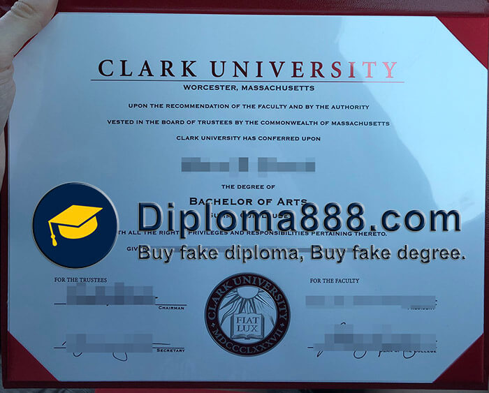 buy fake Clark University degree