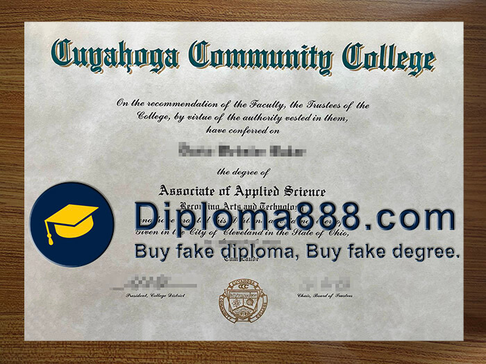 buy fake Cuyahoga Community College degree