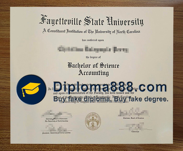 buy fake Fayetteville State University degree