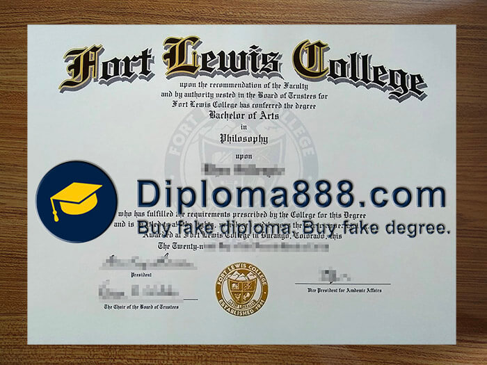 buy fake Fort Lewis College degree