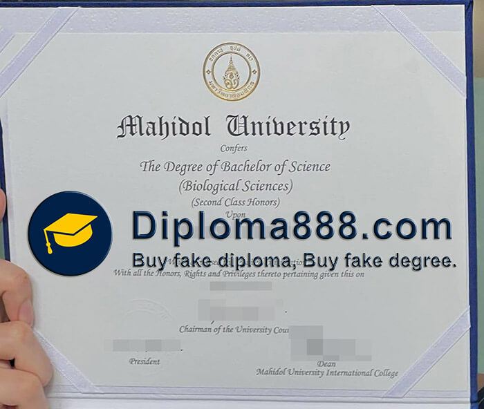 buy fake Mahidol University degree