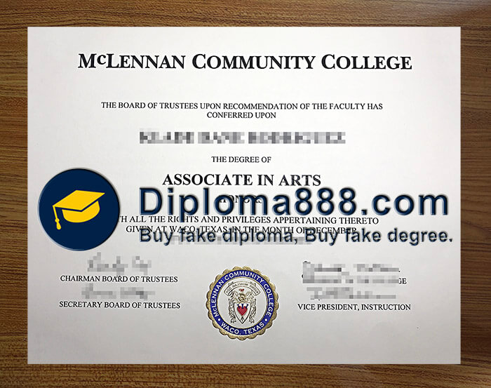 buy fake Mclennan Community College degree