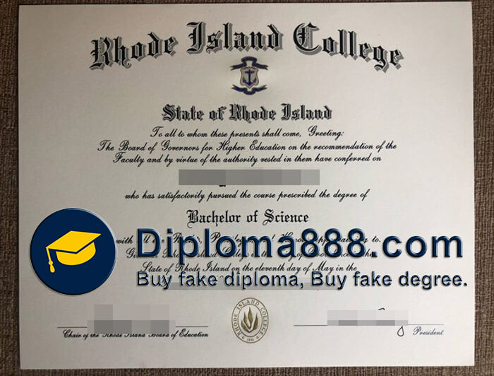 order fake Rhode Island College diploma