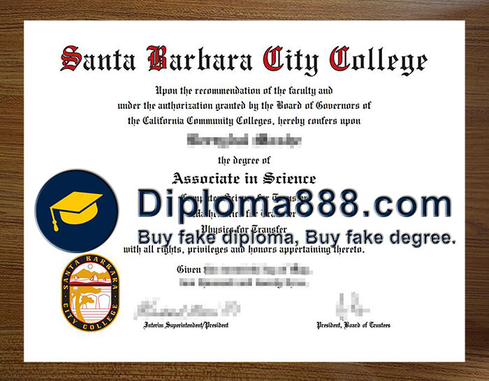 buy fake Santa Barbara City College degree