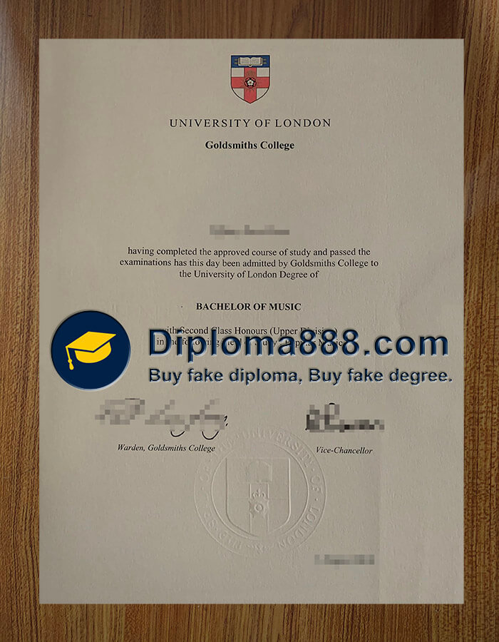 buy fake Goldsmiths, University of London degree