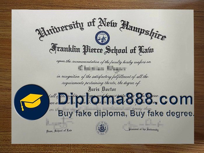 buy fake UNH Franklin Pierce School of Law diploma
