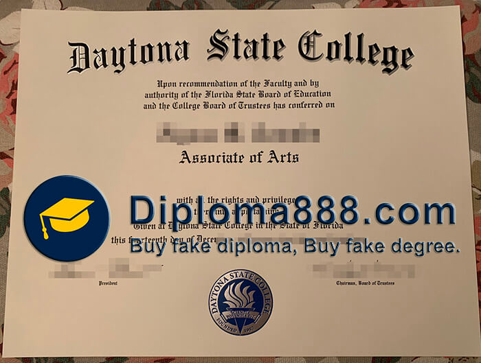 fake Daytona State College degree