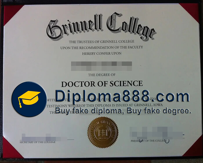 fake Grinnell College degree