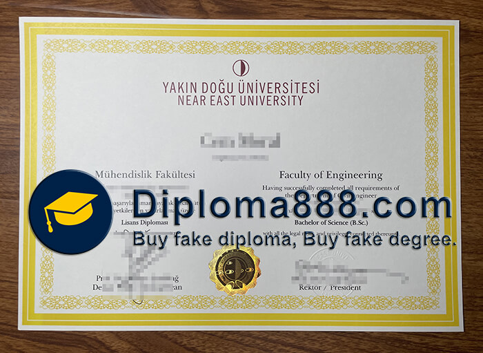 order fake Near East University degree