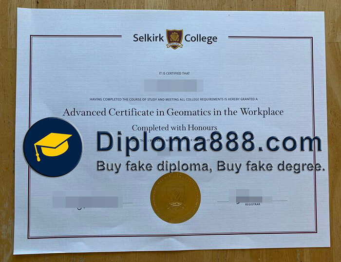 fake Selkirk College degree