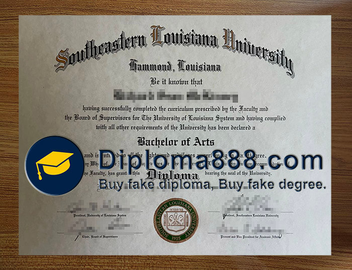 buy fake Southeastern Louisiana University degree