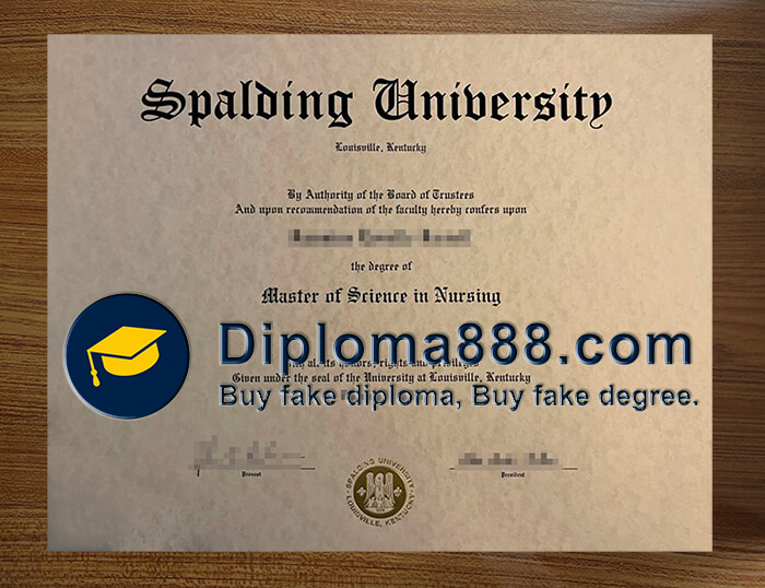 buy fake Spalding University degree