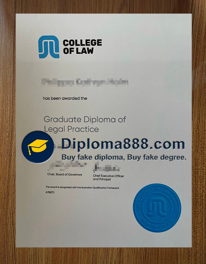 buy fake The College of Law degree