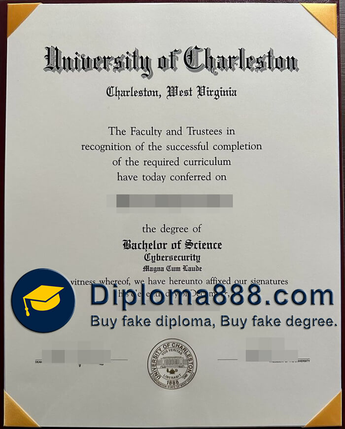 buy fake University of Charleston degree