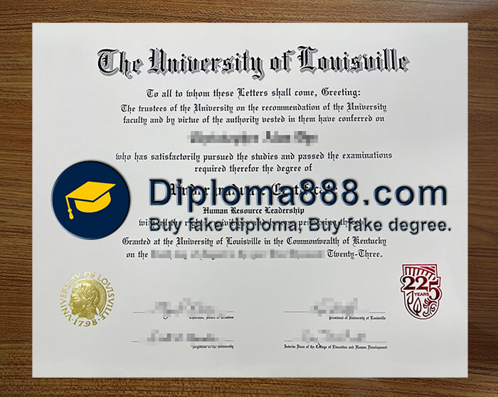 Get a fake University of Louisville diploma