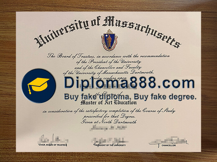 buy fake University of Massachusetts Dartmouth diploma