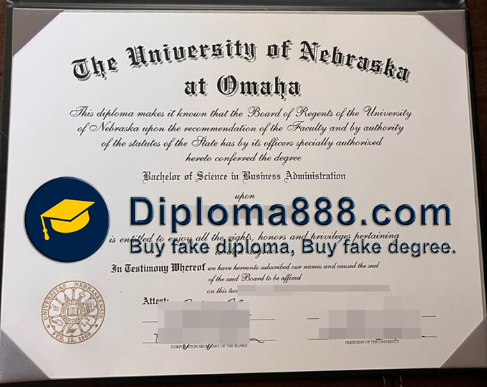 buy fake University of Nebraska Omaha degree