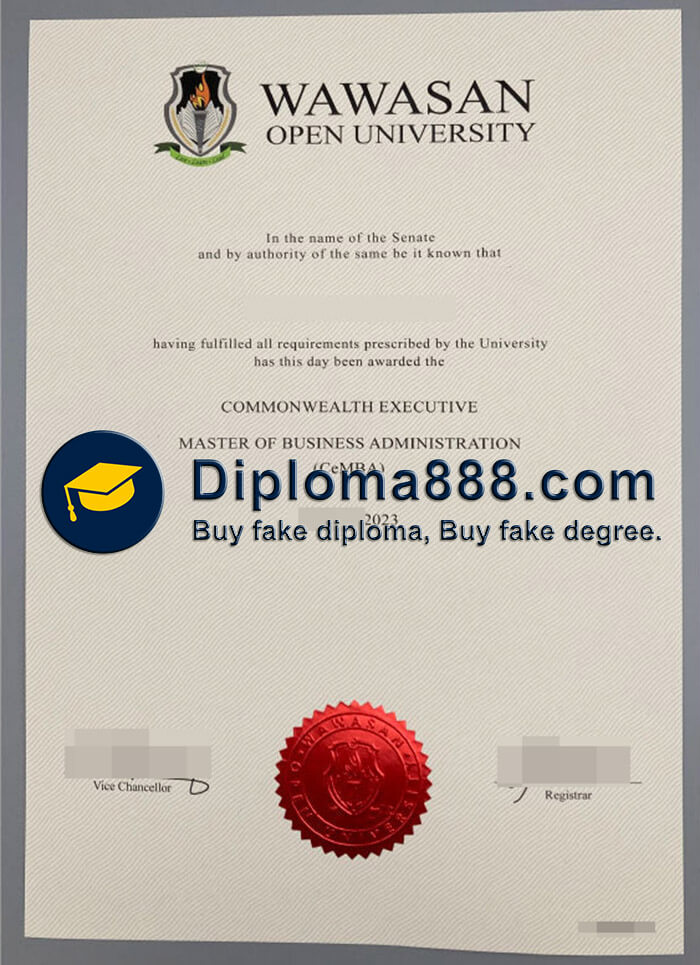 buy fake Wawasan Open University degree