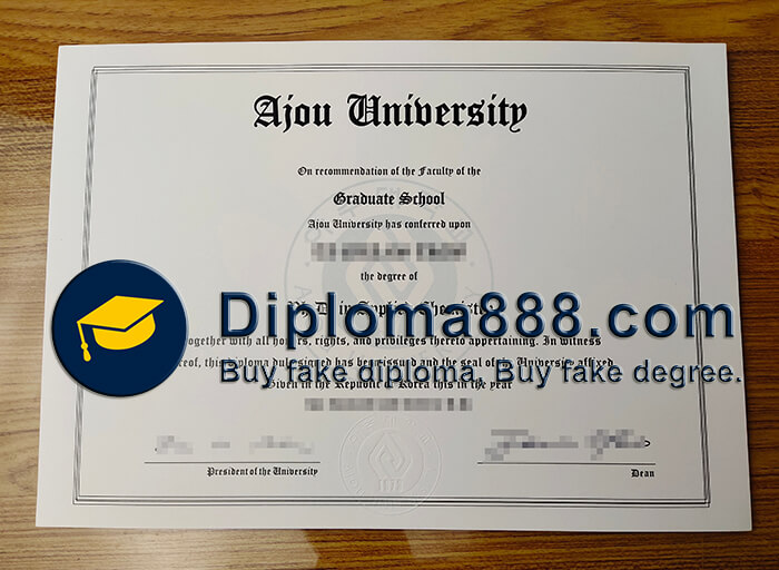 buy fake Ajou University degree