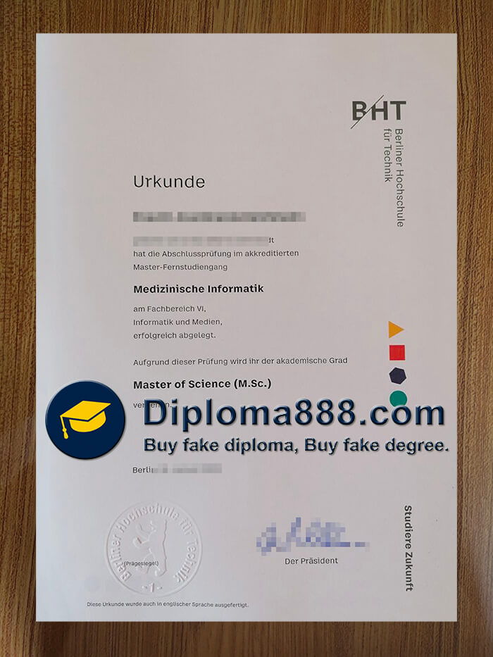 buy fake Berliner Hochschule für Technik degree
