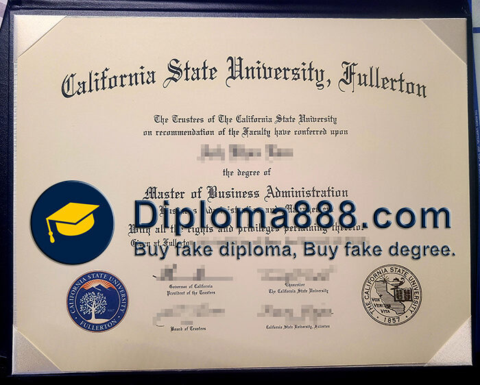 buy fake California State University Fullerton degree