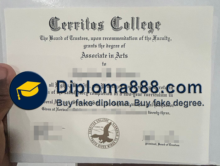 buy fake Cerritos College degree