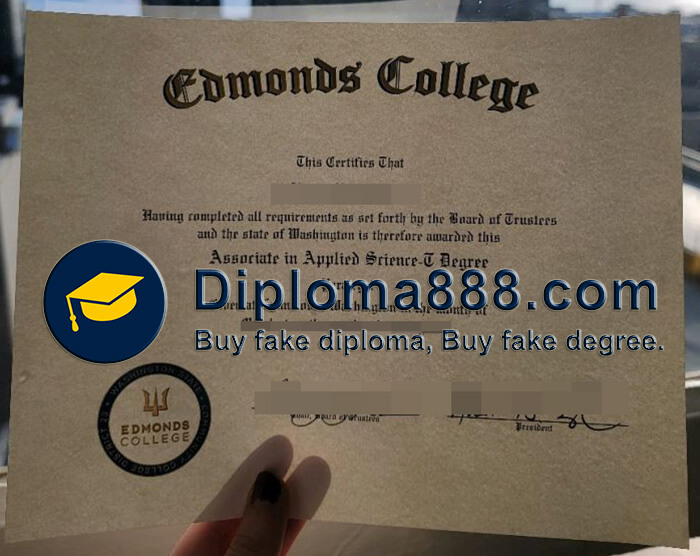 Get a fake Edmonds College degree