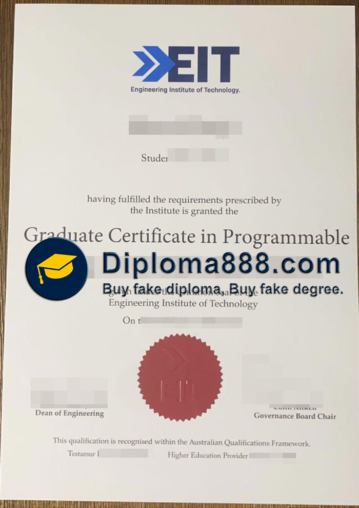 buy fake Engineering Institute of Technology degree
