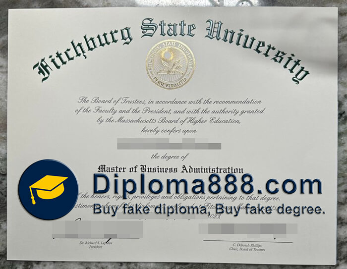 buy fake Fitchburg State University degree